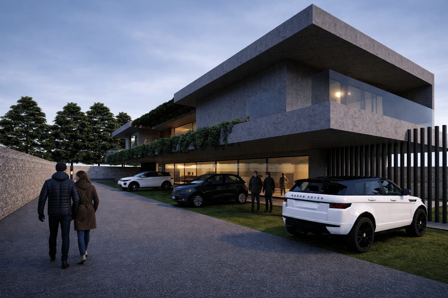 Edifício Residencial — vista lateral